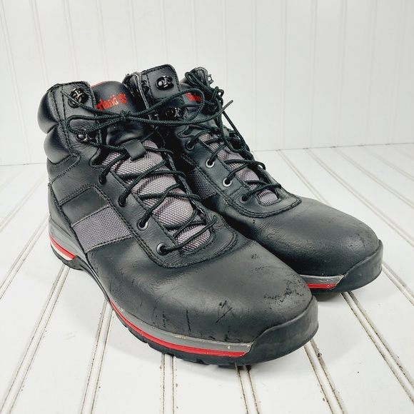 Timberland Men's Black Leather Lace Up Winter Boots i 1011 - Picture 4 of 12